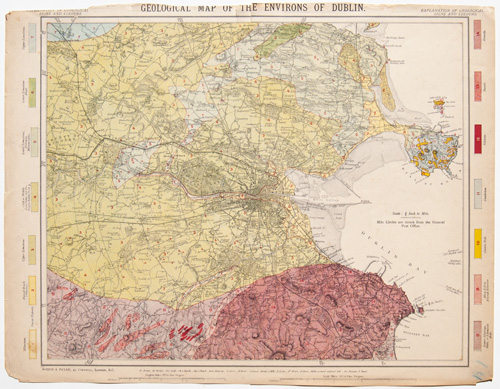 Geological Map of the Environs of Dublin 1884-1887